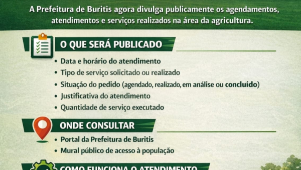 Prefeitura de Buritis reforça apoio ao produtor rural com serviços de porteira adentro